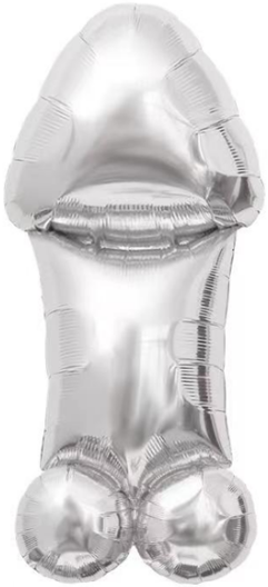 Шар (39''/99 см) Фигура, Мистер Пи-Пи, Дизайн НЮ, Серебро, 1 шт. Шар (39»/99 см) Фигура, Мистер Пи-Пи, Дизайн НЮ, Серебро, 1 шт.
