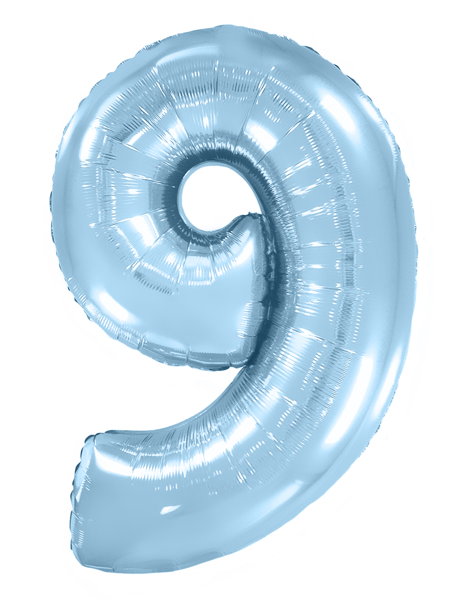 2ec4a1cc_8fa5_4ac1_b065_839168ebd39f_3fdcdd49_e723_11ed_9234_3cecef035c95 Шар (40»/102 см) Цифра, 9, Голубой, Макарунс, 1 шт. в уп.