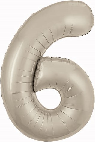 Шар (40''/102 см) Цифра, 6 Slim, Мистик, Кремовый, Сатин, 1 шт. в уп. Шар (40»/102 см) Цифра, 6 Slim, Мистик, Кремовый, Сатин, 1 шт. в уп.