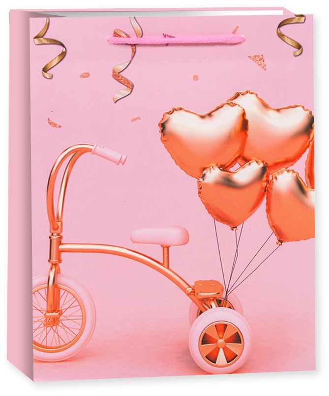 Пакет подарочный, С Любовью, Дизайн №1, Нежно-розовый, 24*18*8,5 см, 1 шт. Пакет подарочный, С Любовью, Дизайн №1, Нежно-розовый, 24*18*8,5 см, 1 шт.