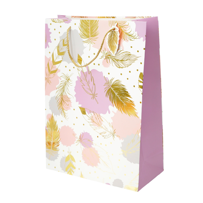Пакет подарочный "Золотые перья" / 31*42*12 см, 1 шт Пакет подарочный «Золотые перья» / 31*42*12 см, 1 шт