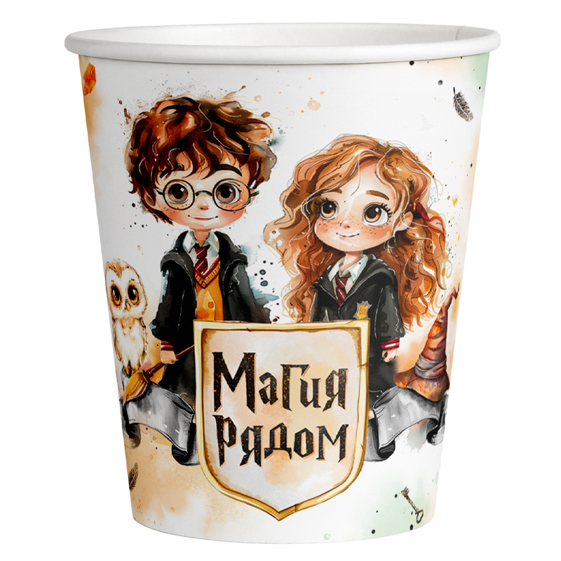 Стаканы 250 мл "Волшебник" / набор 6 шт / Стаканы 250 мл «Волшебник» / набор 6 шт /