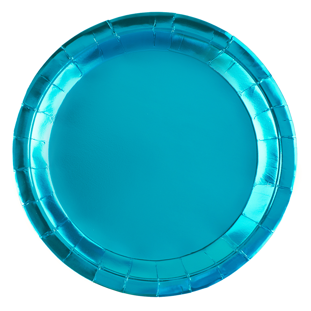 Тарелки (9''/23 см) Голубой, Металлик, 6 шт. Тарелки (9»/23 см) Голубой, Металлик, 6 шт.
