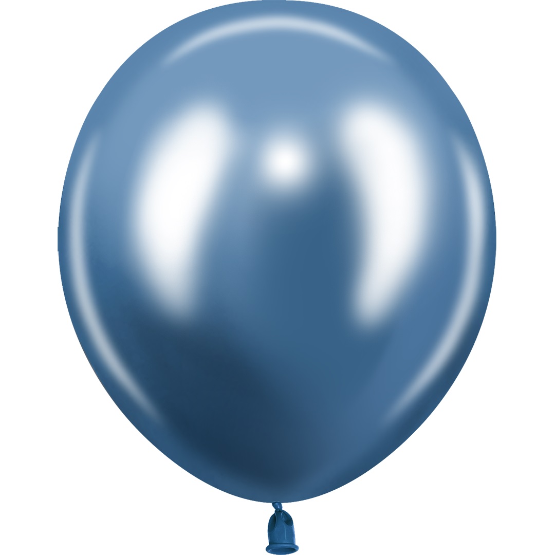 Шар (10''/25 см), Синий, хром, 50 шт. Шар (10»/25 см), Синий, хром, 50 шт.