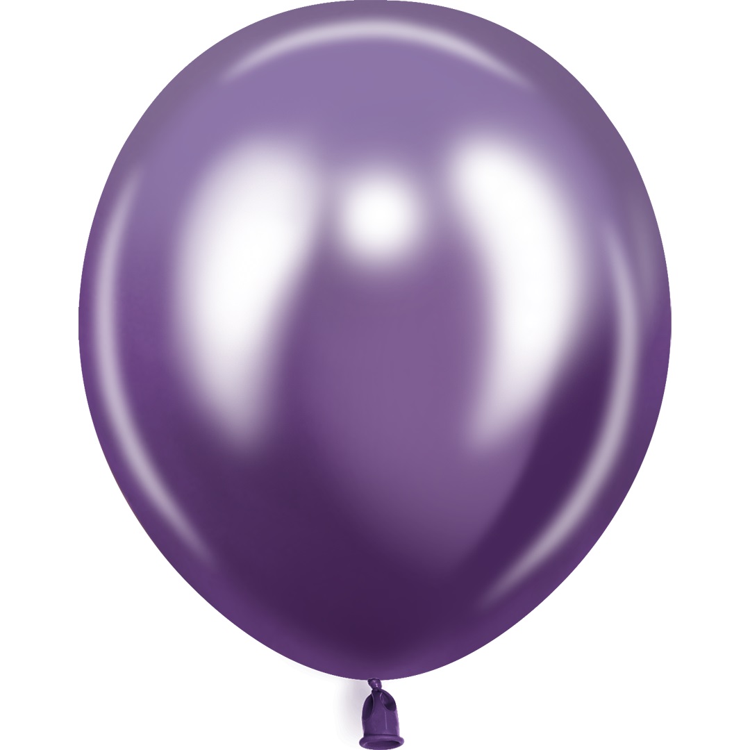 Шар (10''/25 см), Фиолетовый, хром, 50 шт. Шар (10»/25 см), Фиолетовый, хром, 50 шт.