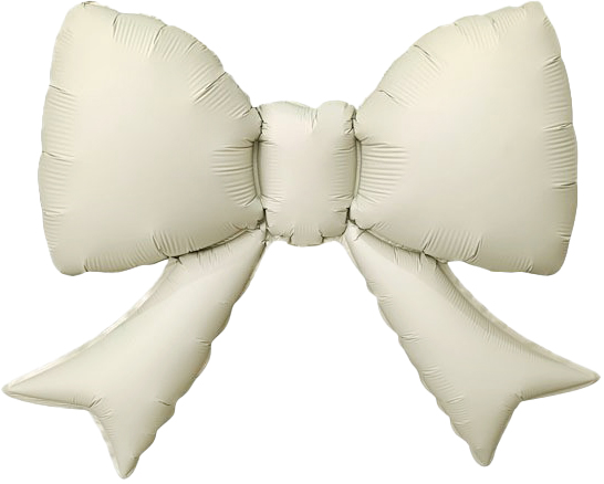 Шар с клапаном (21''/53 см) Фигура, Бант (надув воздухом), Кремовый, Сатин, 5 шт. в уп. Шар с клапаном (21»/53 см) Фигура, Бант (надув воздухом), Кремовый, Сатин, 5 шт. в уп.