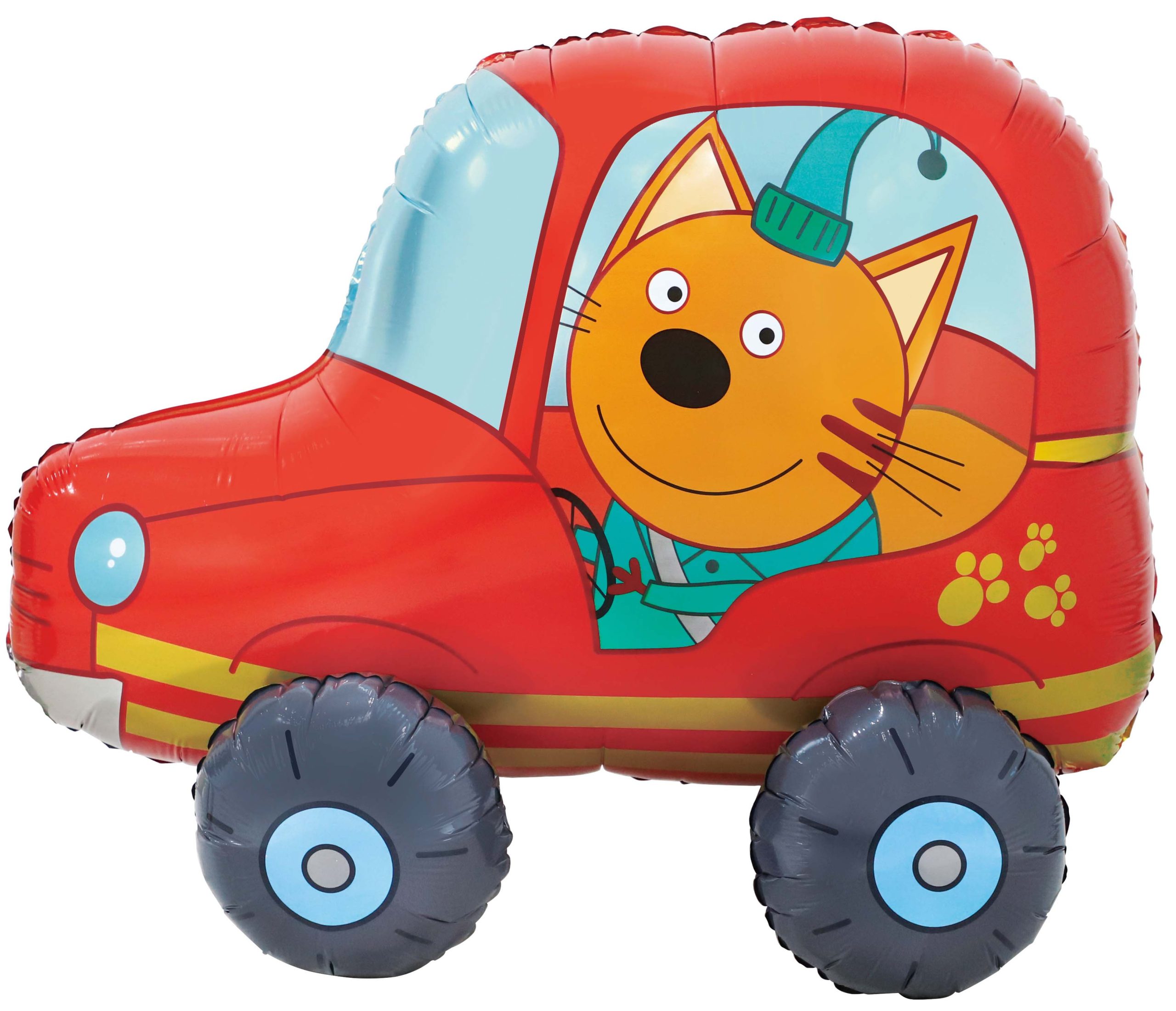 Шар 3D (29''/74 см) Фигура, Три Кота, Компот в машинке, 1 шт. в уп. Шар 3D (29»/74 см) Фигура, Три Кота, Компот в машинке, 1 шт. в уп.