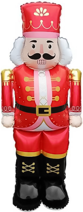 Шар 3D (48''/122 см) Фигура, Щелкунчик, Красный, 1 шт. в уп. Шар 3D (48»/122 см) Фигура, Щелкунчик, Красный, 1 шт. в уп.