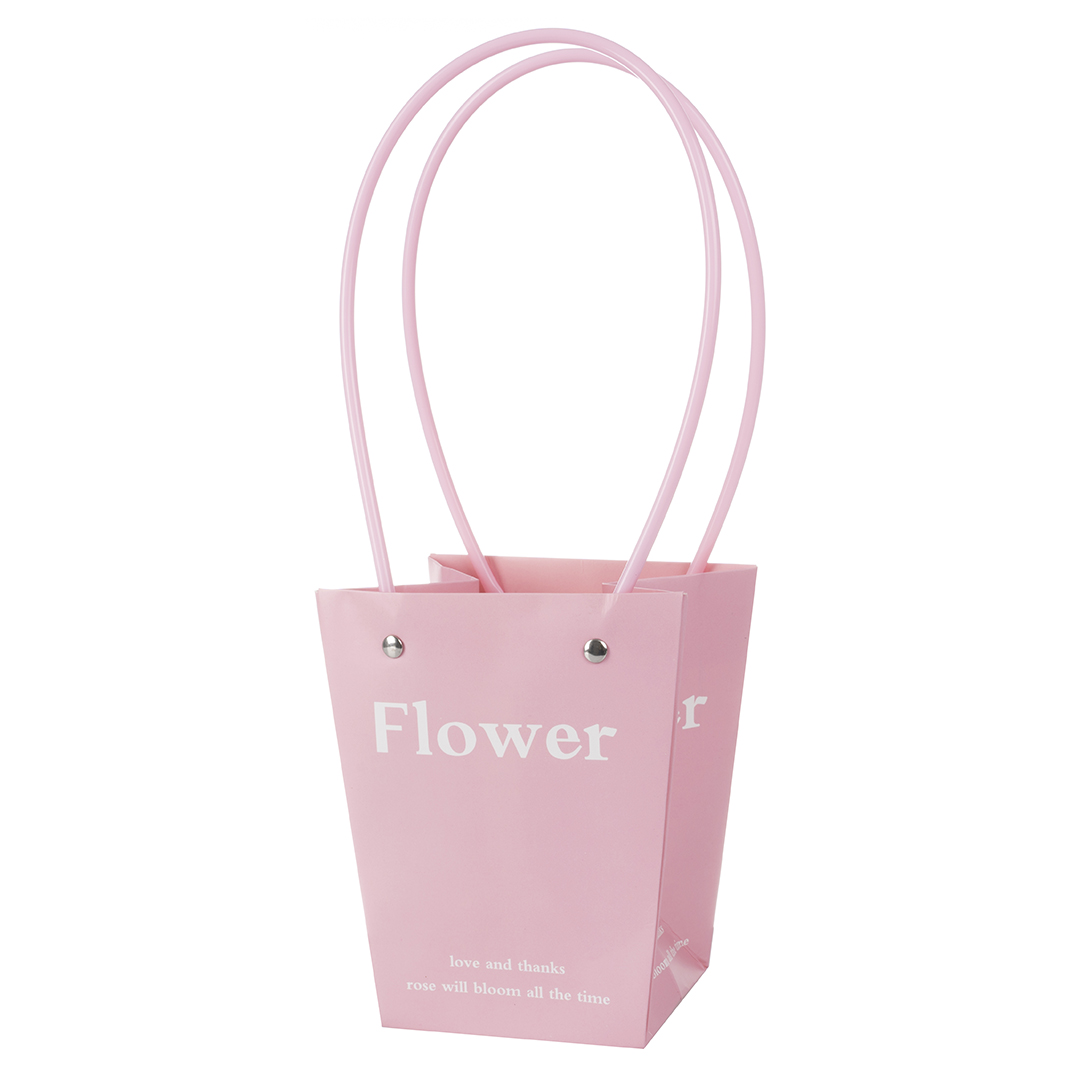 Пакет для цветов, Flower, Светло-розовый, 13*9,5*15,5 см, 1 шт. Пакет для цветов, Flower, Светло-розовый, 13*9,5*15,5 см, 1 шт.