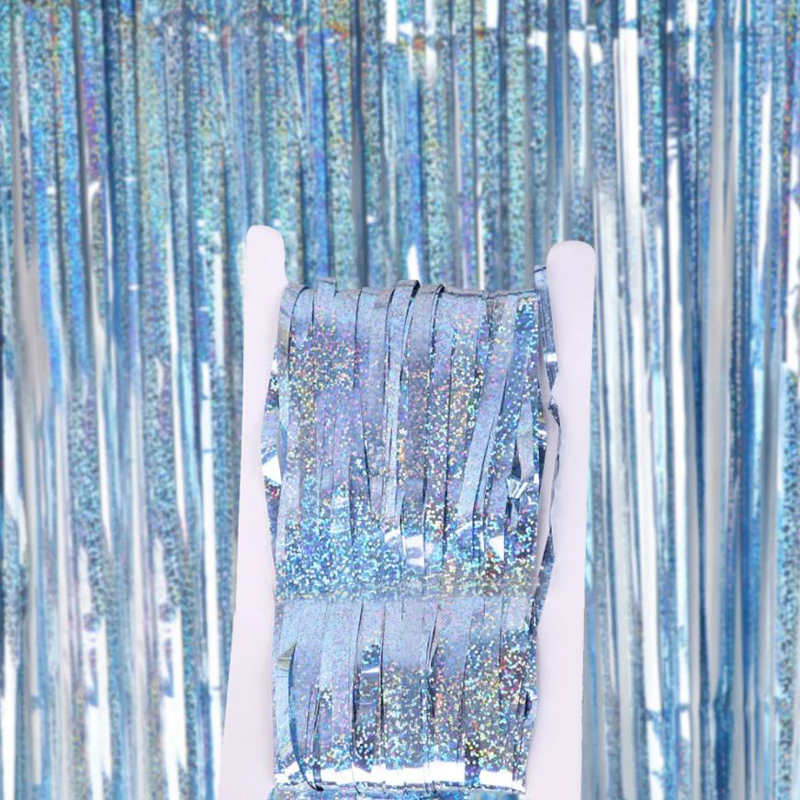 Занавес лазерный "Дождик" Сияющий голубой 2 м*1 м / , 1шт Занавес лазерный «Дождик» Сияющий голубой 2 м*1 м / , 1шт