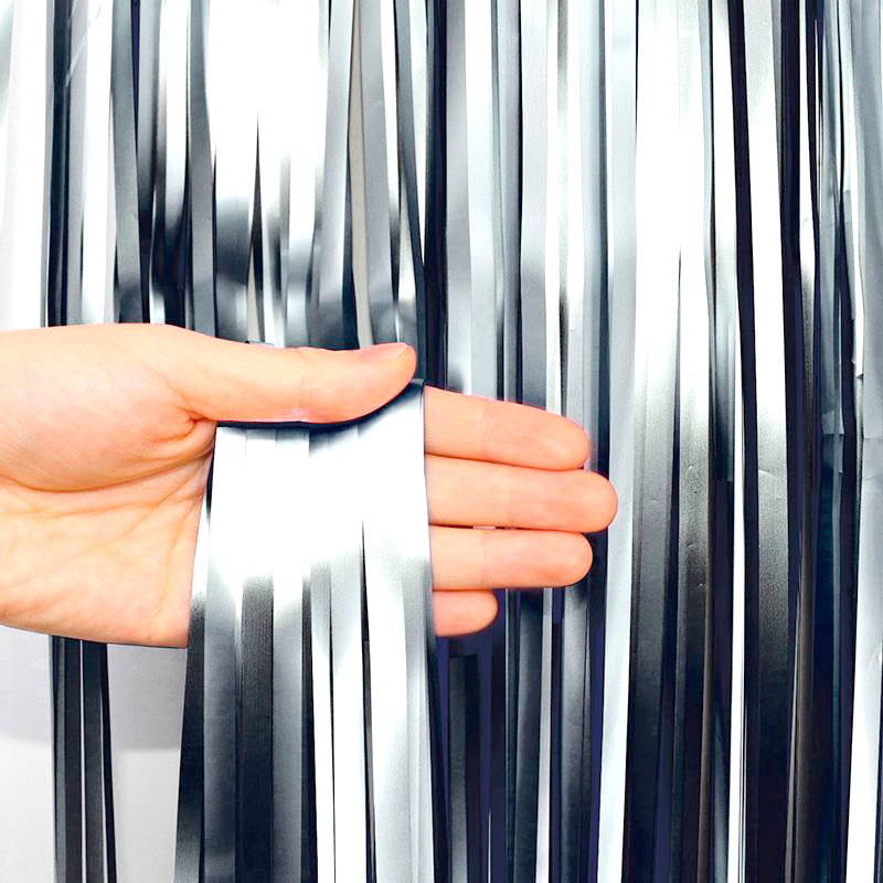 Занавес матовый "Дождик" Серебристый 3 м*1 м / 1 шт. / Занавес матовый «Дождик» Серебристый 3 м*1 м / 1 шт. /