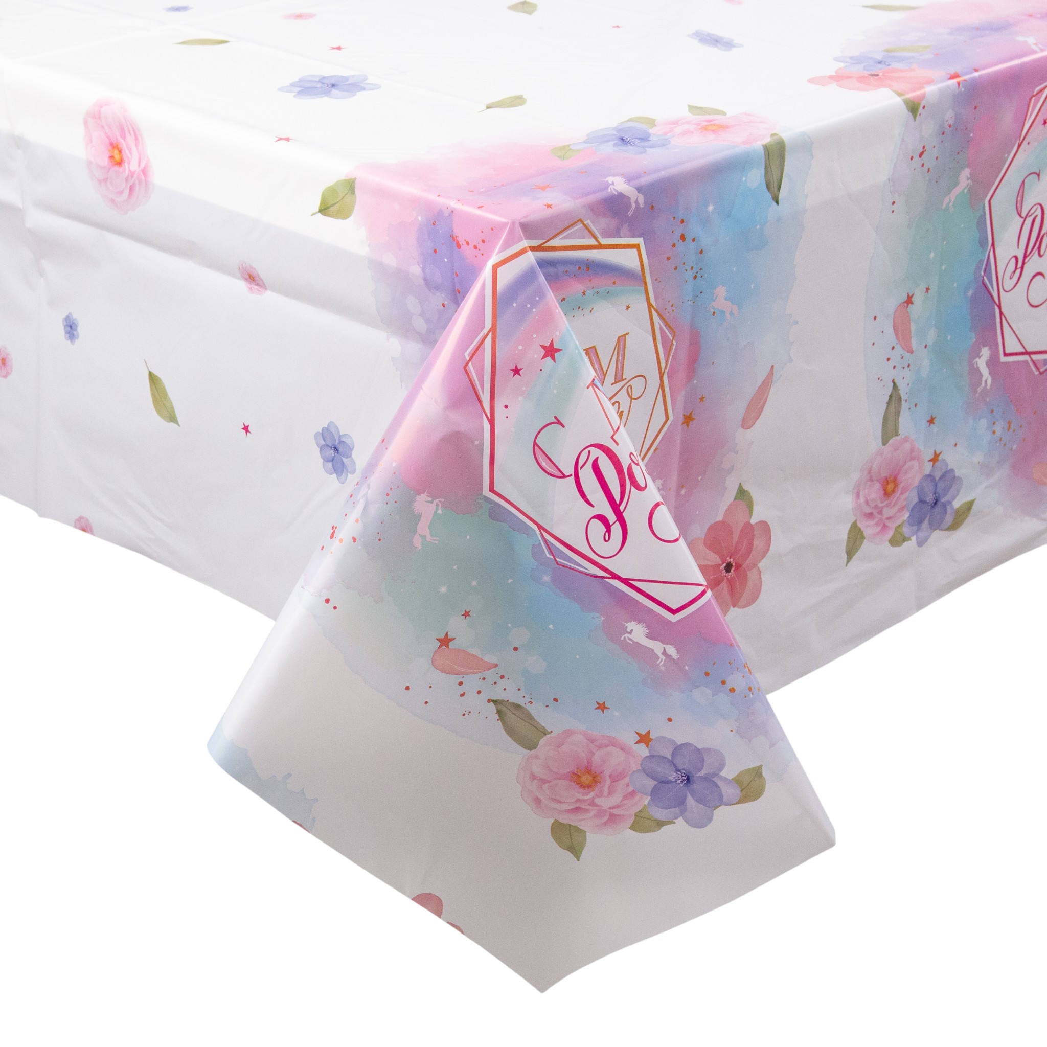 Скатерть "С днем рождения" Ванильное небо / 1 шт. / Скатерть «С днем рождения» Ванильное небо / 1 шт. /