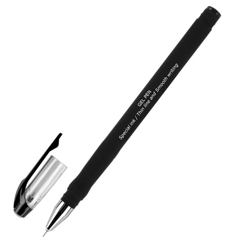 Ручка гелевая BRAUBERG SPECIAL, ЧЕРНАЯ, игольчатый узел 0,38 мм, тонкая линия письма 0,2 мм, 1 шт Ручка гелевая BRAUBERG SPECIAL, ЧЕРНАЯ, игольчатый узел 0,38 мм, тонкая линия письма 0,2 мм, 1 шт