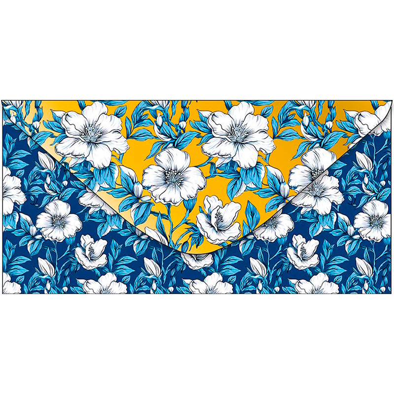 Конверт для денег. Цветочный принт / 1 шт. / Конверт для денег. Цветочный принт / 1 шт. /