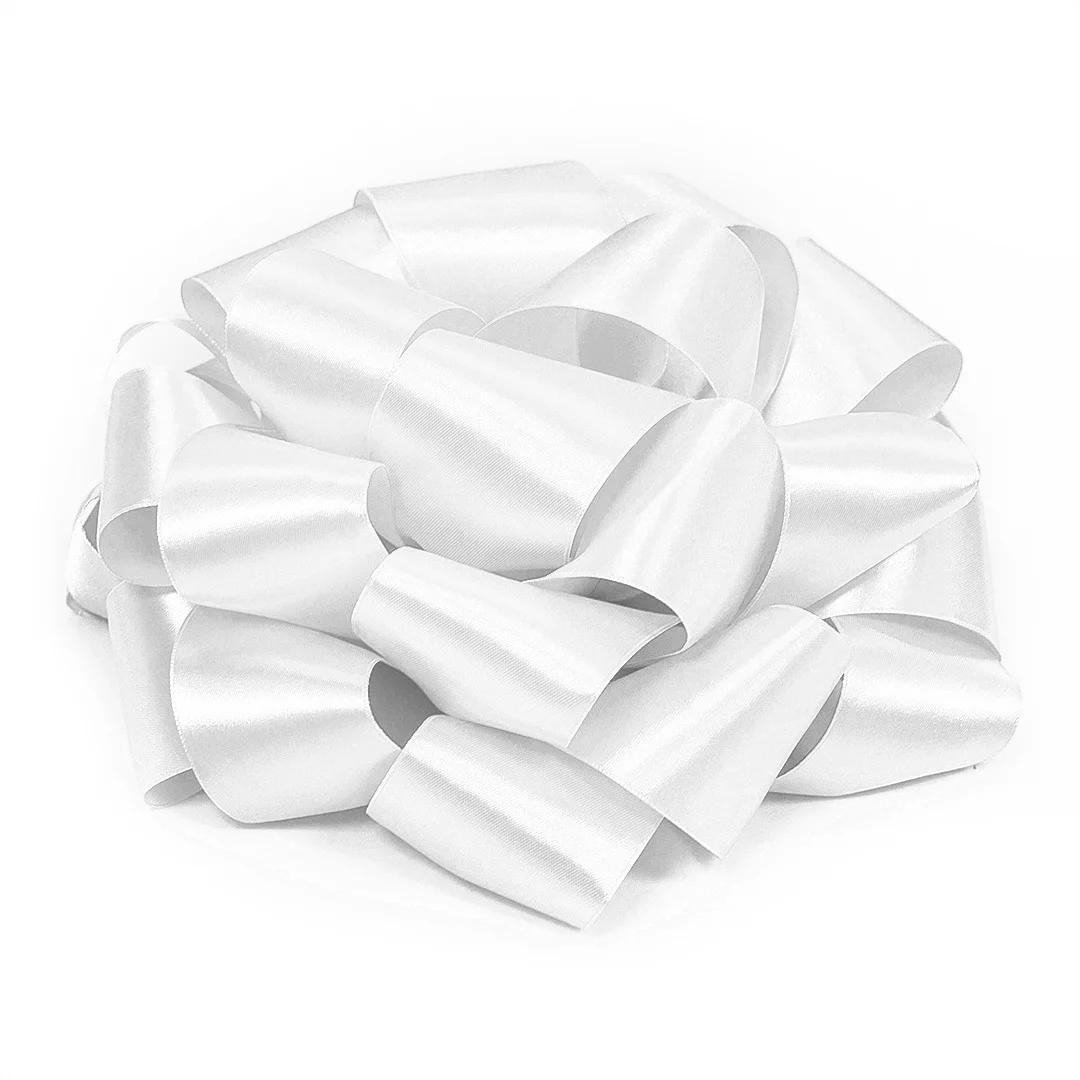 Бант Шар, Атласный, Белый, 13 см, 1 шт. в упак. Бант Шар, Атласный, Белый, 13 см, 1 шт. в упак.