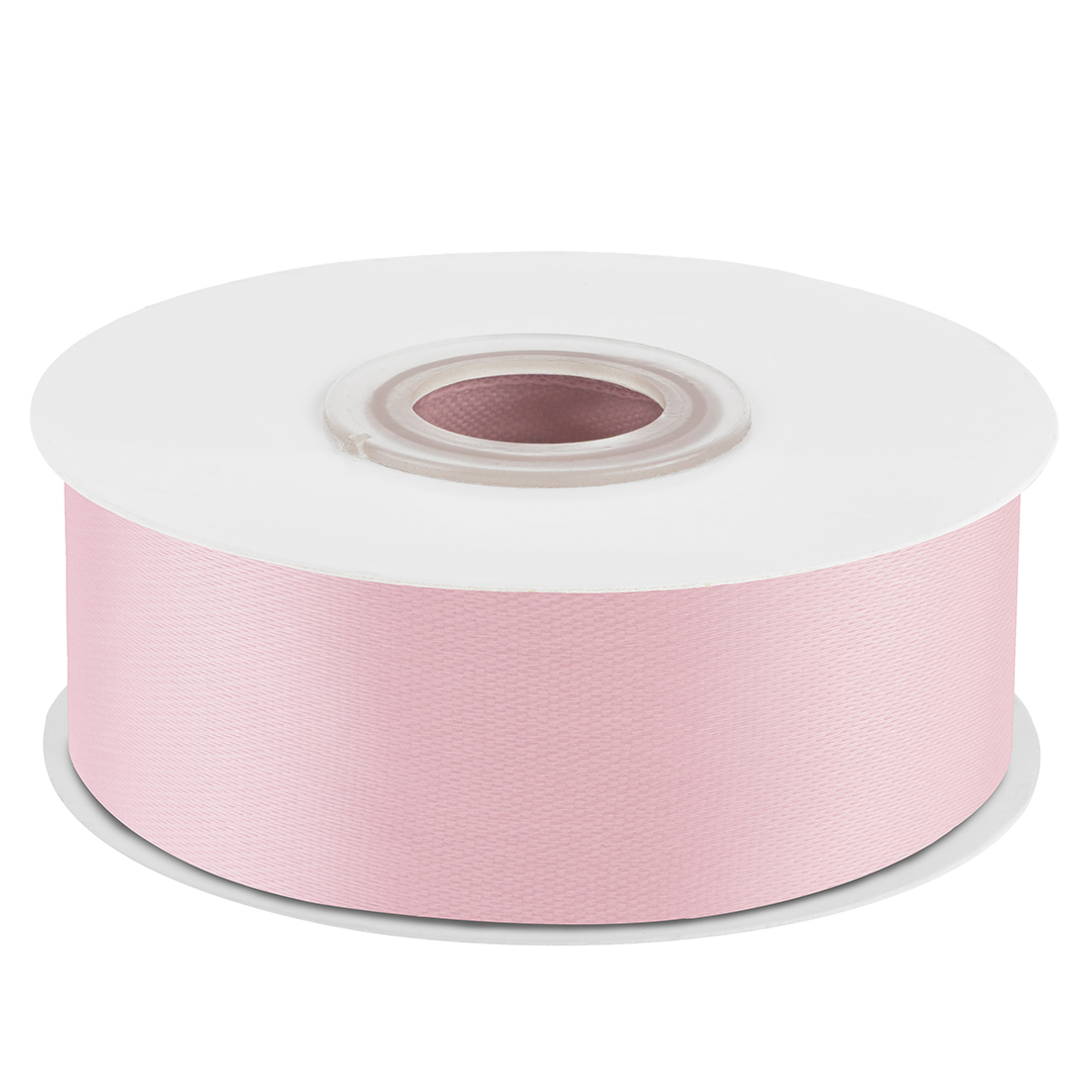 Лента атласная (2,5 см*22,85 м) Нежно-розовый, 1 шт Лента атласная (2,5 см*22,85 м) Нежно-розовый, 1 шт