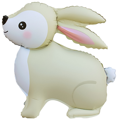 Шар (24''/61 см) Фигура 3D, Лесной Зайка, Кремовый, Сатин, 1 шт. в уп. Шар (24»/61 см) Фигура 3D, Лесной Зайка, Кремовый, Сатин, 1 шт. в уп.