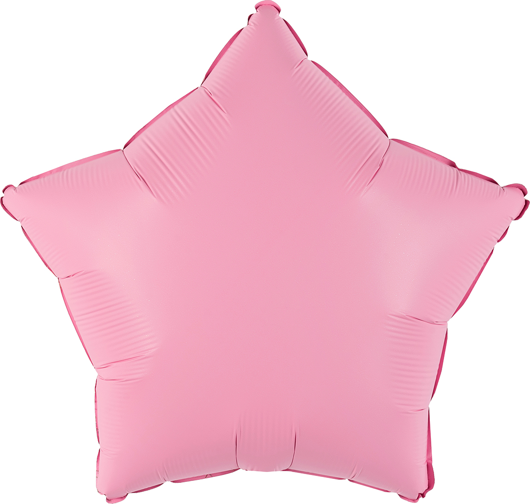 Шар (18''/46 см) Звезда, Розовая Сакура, Матовый, 1 шт. Шар (18»/46 см) Звезда, Розовая Сакура, Матовый, 1 шт.