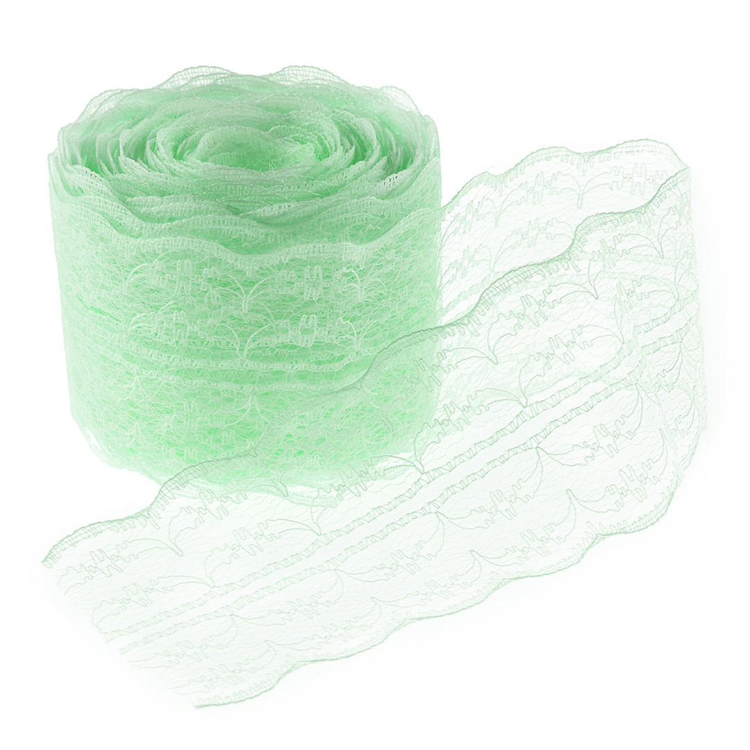 Декоративная лента (4,5 см*10 м) Широкое Кружево, Тиффани, 1 шт. Декоративная лента (4,5 см*10 м) Широкое Кружево, Тиффани, 1 шт.
