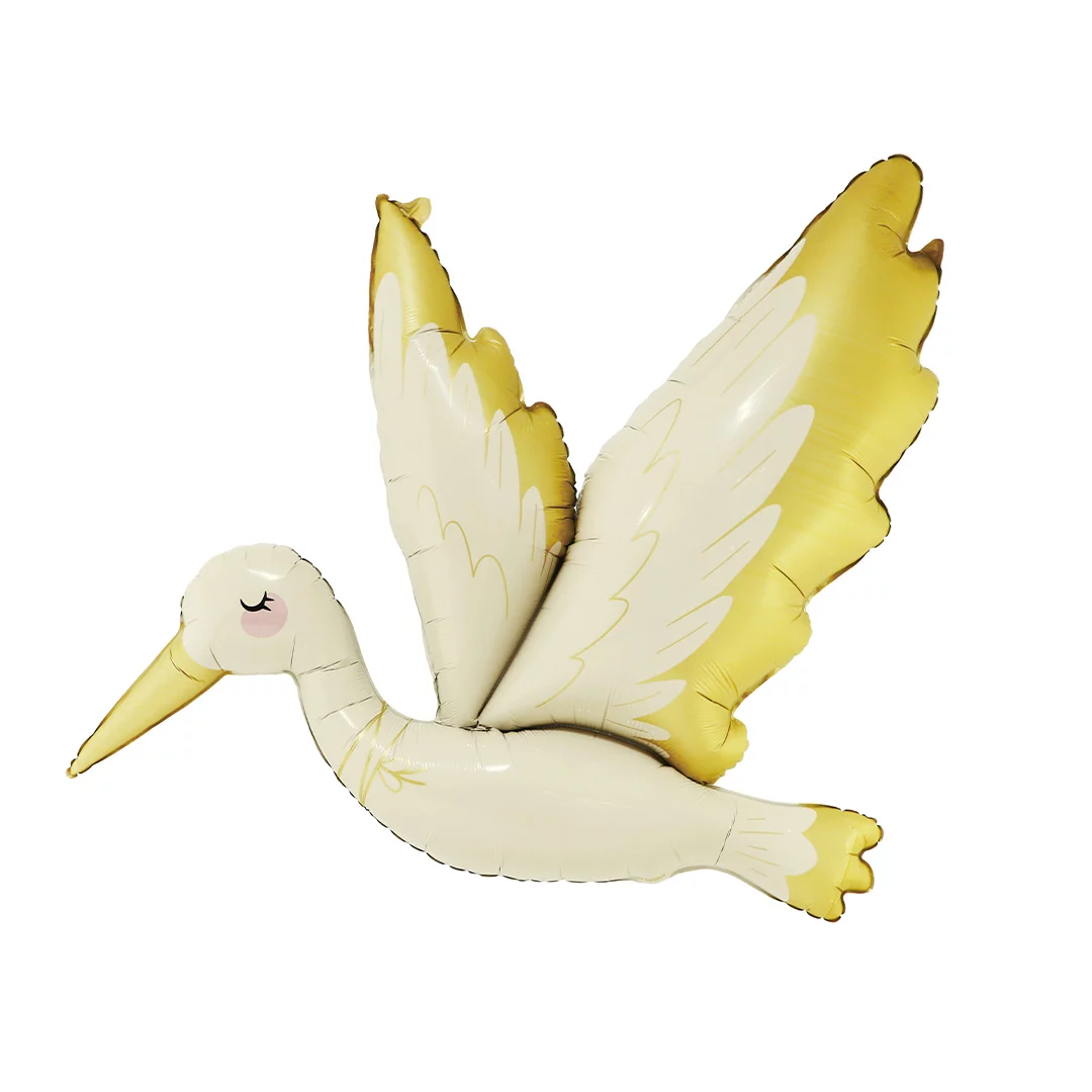 Шар (46''/117 см) Фигура, Золотой Аист, Сатин, 1 шт. в уп. Шар (46»/117 см) Фигура, Золотой Аист, Сатин, 1 шт. в уп.