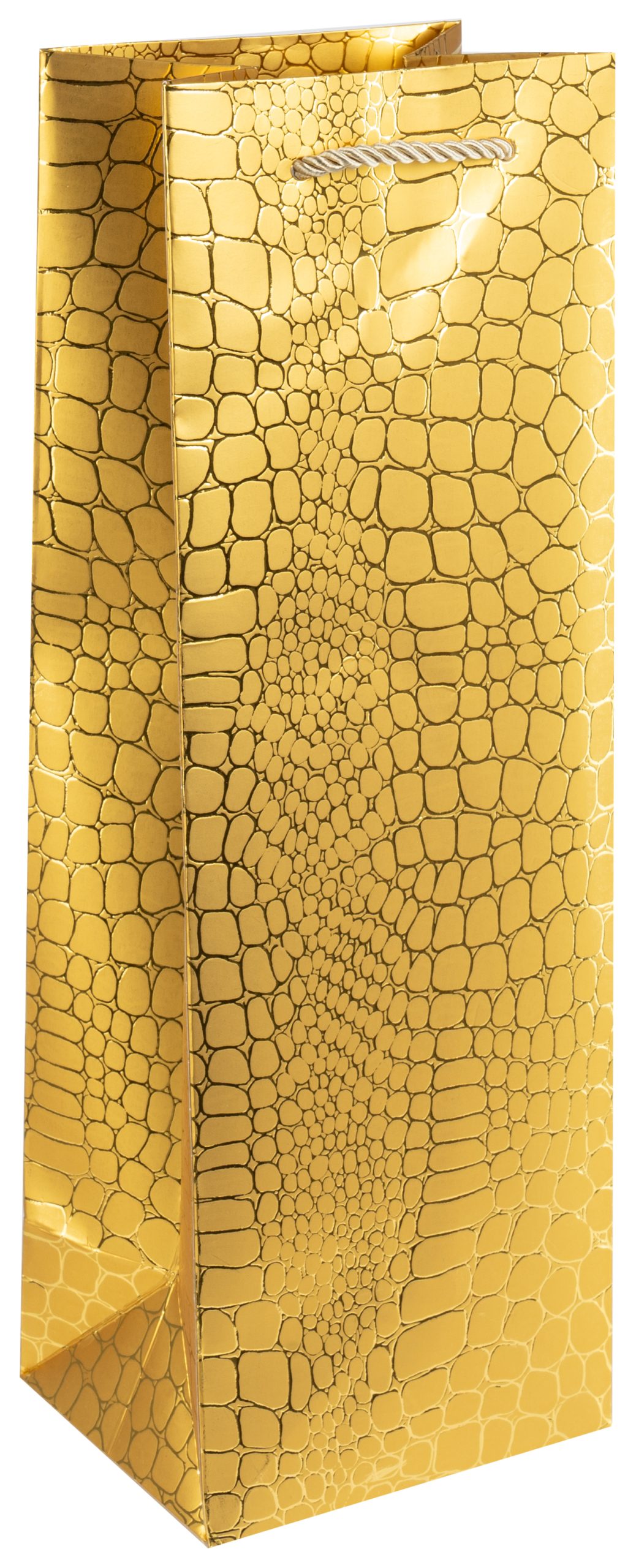Пакет подарочный для вина, 210гр, Кожа крокодила, Золото, Металлик, 35*12*10 см, 1 шт. Пакет подарочный для вина, 210гр, Кожа крокодила, Золото, Металлик, 35*12*10 см, 1 шт.