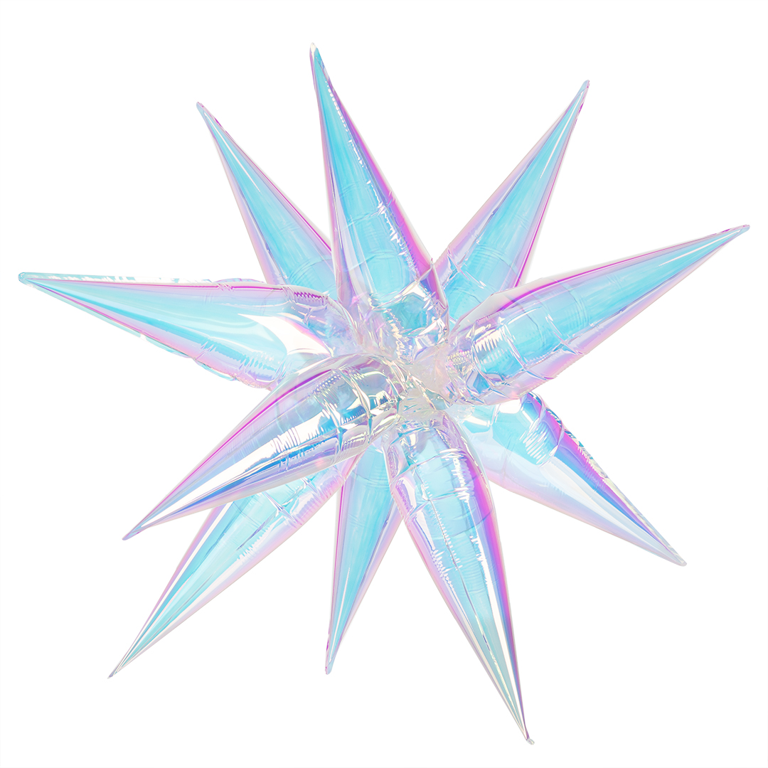 Шар 3D (26''/66 см) Звезда, Составная, Зеркальный, Хамелеон, 1 шт. в уп. Шар 3D (26»/66 см) Звезда, Составная, Зеркальный, Хамелеон, 1 шт. в уп.