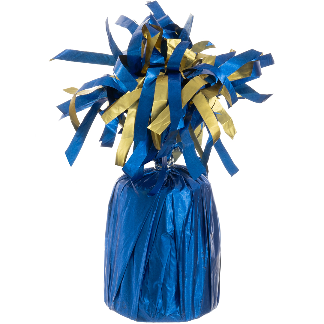 Грузик Конус, Синий/Золото, Сатин, 1 шт. Грузик Конус, Синий/Золото, Сатин, 1 шт.
