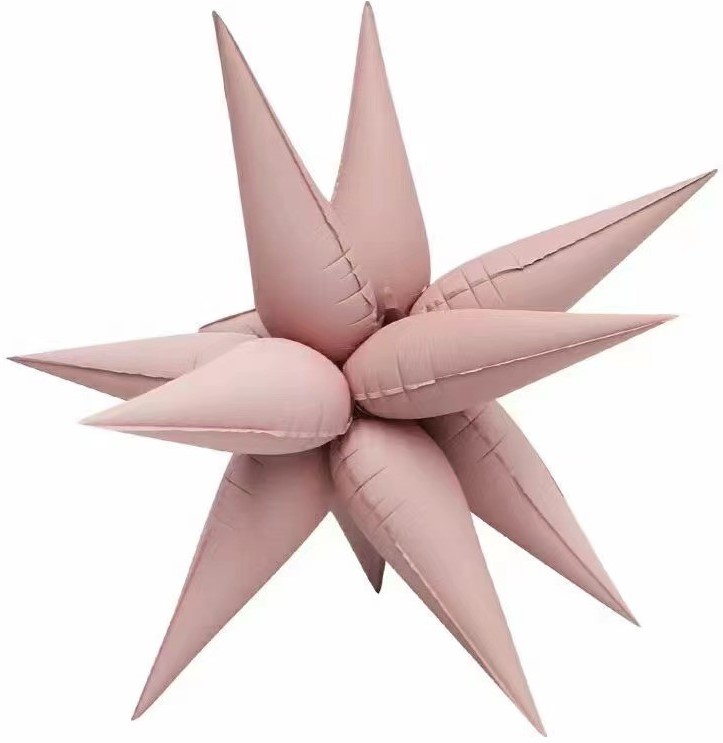 Шар 3D (26''/66 см) Звезда, Составная, Розовый, Сатин, 1 шт. в уп. Шар 3D (26»/66 см) Звезда, Составная, Розовый, Сатин, 1 шт. в уп.