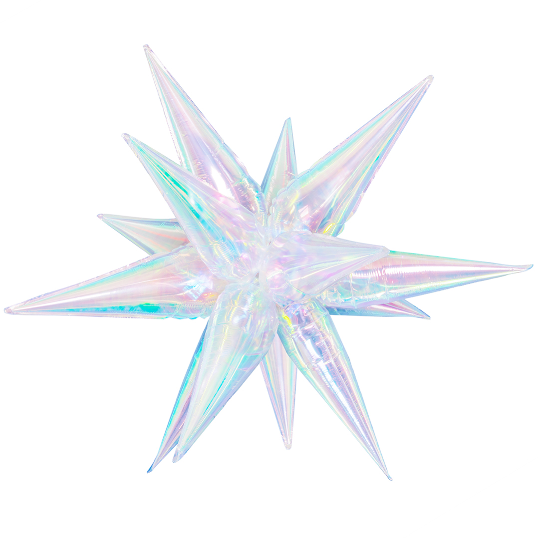 Шар 3D (26''/66 см) Звезда, Составная, Прозрачный, Хамелеон, 1 шт. в уп. Шар 3D (26»/66 см) Звезда, Составная, Прозрачный, Хамелеон, 1 шт. в уп.