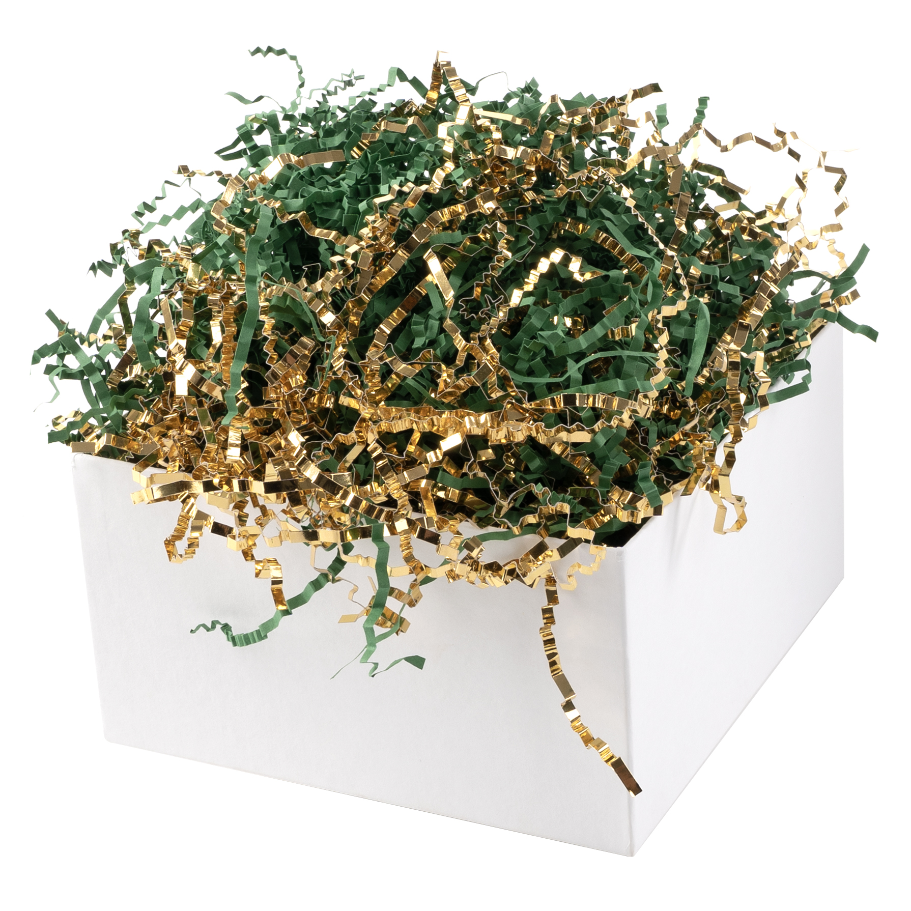 Наполнитель для коробок, Праздничный Дуэт, бумага, ПП, Темно-зеленый/Золото, Металлик, 50 г. Наполнитель для коробок, Праздничный Дуэт, бумага, ПП, Темно-зеленый/Золото, Металлик, 50 г.