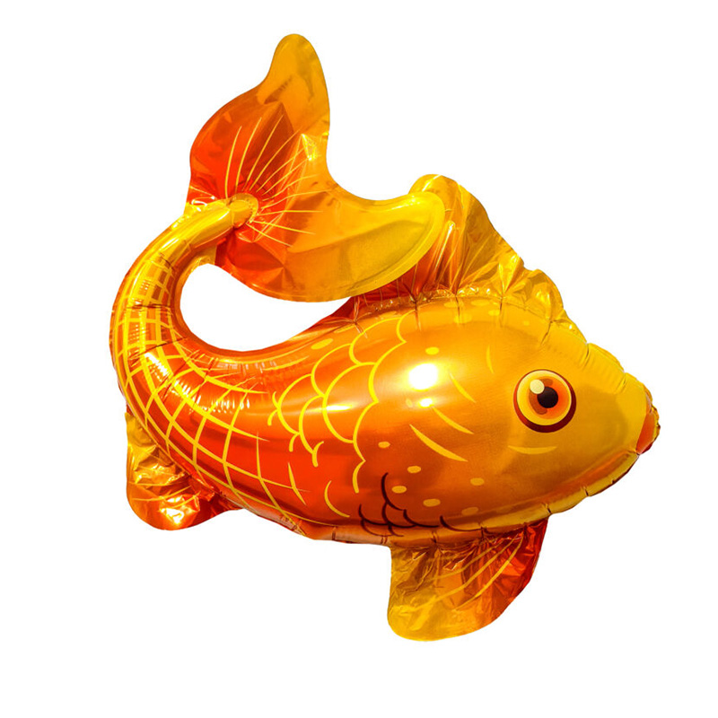 Шар (14''/36 см) Мини-фигура, Золотая рыбка, 1 шт. Шар (14»/36 см) Мини-фигура, Золотая рыбка, 1 шт.