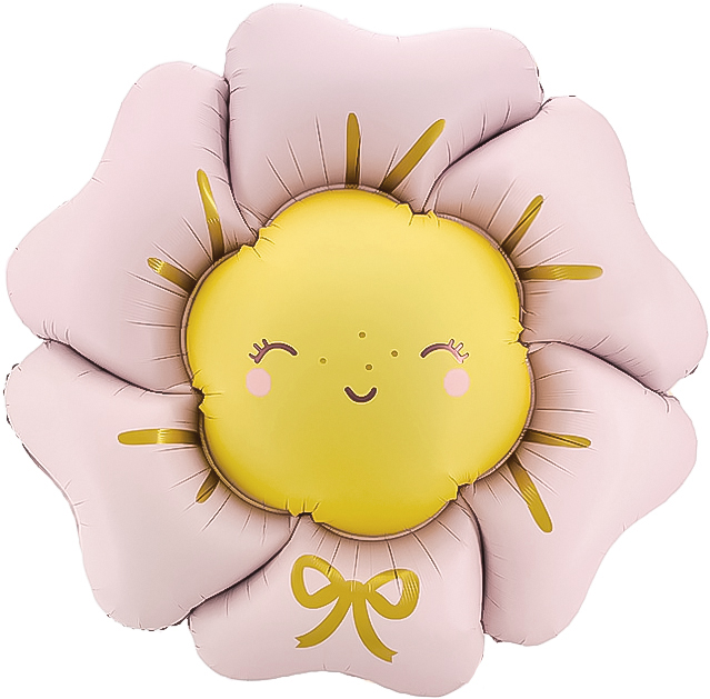 Шар (41''/104 см) Цветок, Солнышко, Розовый, Сатин, 1 шт. в уп. Шар (41»/104 см) Цветок, Солнышко, Розовый, Сатин, 1 шт. в уп.