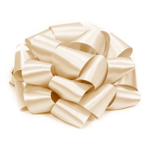 Бант Шар, Атласный, Кремовый, 21 см, 1 шт. в упак. Бант Шар, Атласный, Кремовый, 21 см, 1 шт. в упак.