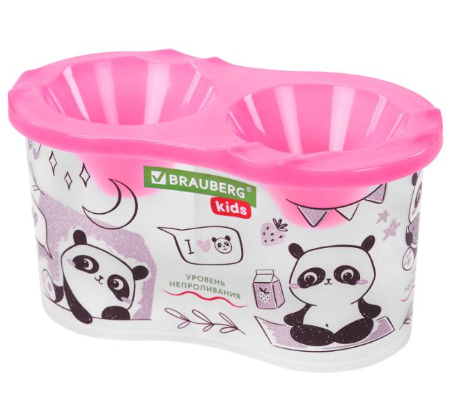 Стакан-непроливайка двойной с рисунком, ассорти, BRAUBERG KIDS, 1 шт Стакан-непроливайка двойной с рисунком, ассорти, BRAUBERG KIDS, 1 шт