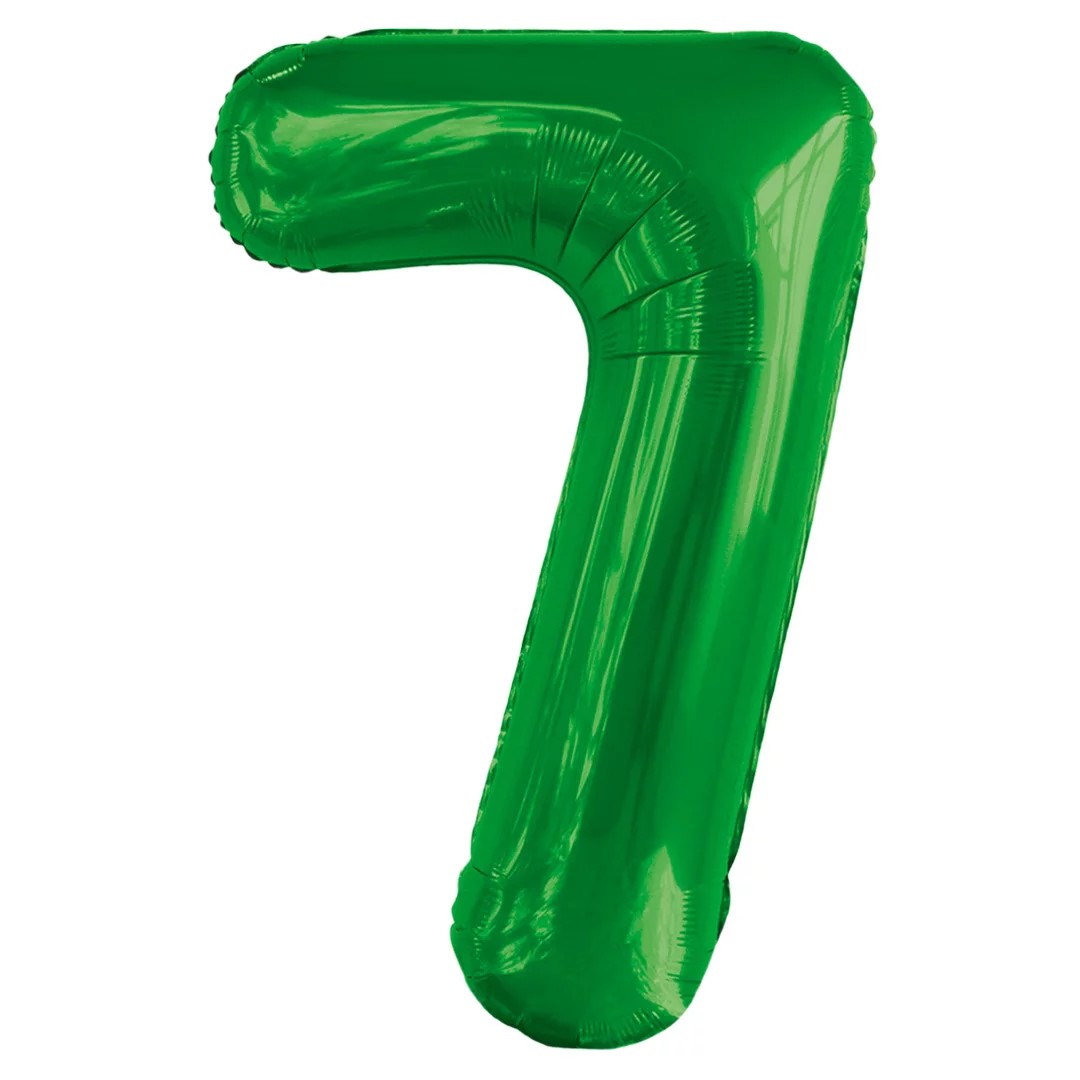 Шар (34''/86 см) Цифра, 7 Slim, Зеленый, 1 шт. в уп. Шар (34»/86 см) Цифра, 7 Slim, Зеленый, 1 шт. в уп.