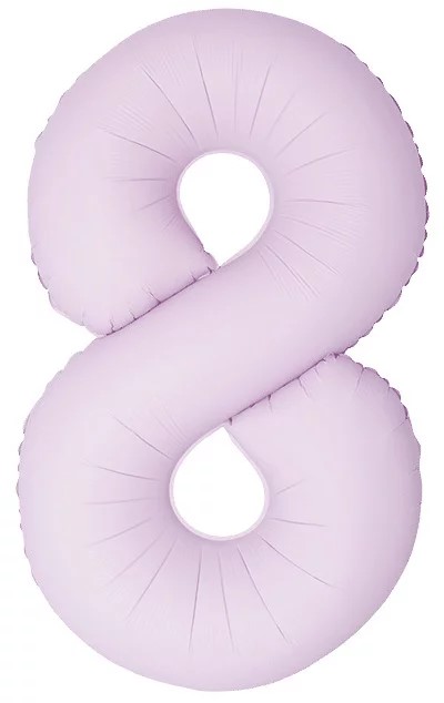Шар (40''/102 см) Цифра, 8 Slim, Светло-розовый, Матовый, 1 шт. в уп. Шар (40»/102 см) Цифра, 8 Slim, Светло-розовый, Матовый, 1 шт. в уп.