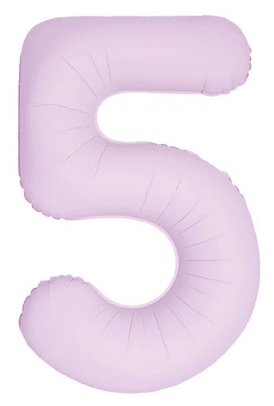 Шар (40''/102 см) Цифра, 5 Slim, Светло-розовый, Матовый, 1 шт. в уп. Шар (40»/102 см) Цифра, 5 Slim, Светло-розовый, Матовый, 1 шт. в уп.