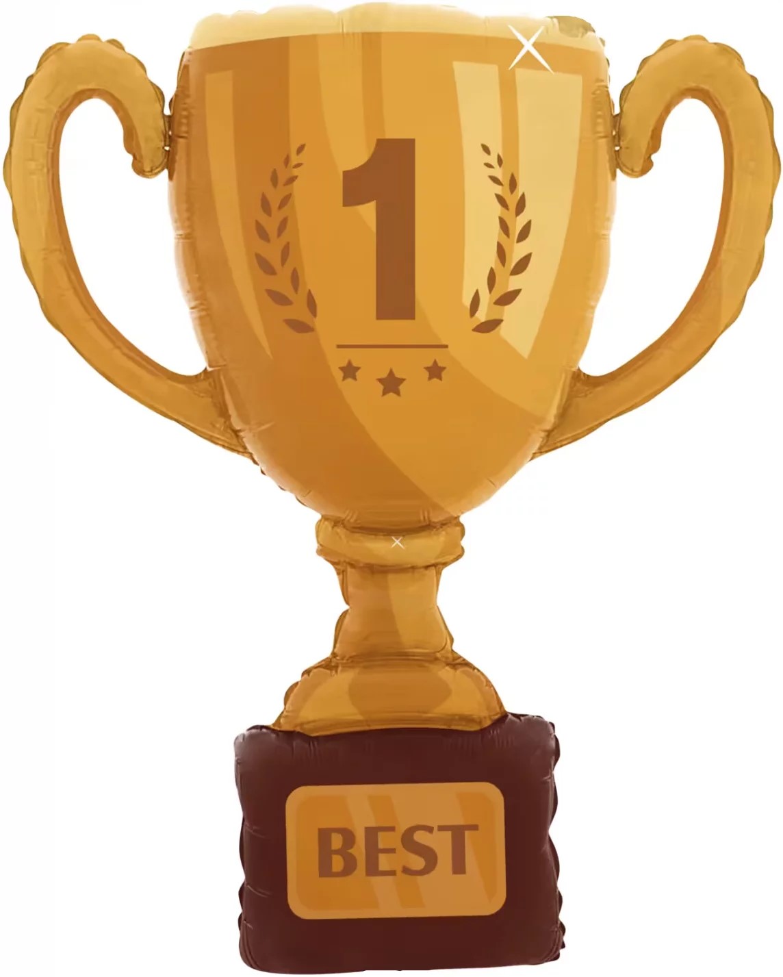 Шар (40''/102 см) Фигура, Кубок Чемпиона, №1, Золото, 1 шт. в уп. Шар (40»/102 см) Фигура, Кубок Чемпиона, №1, Золото, 1 шт. в уп.