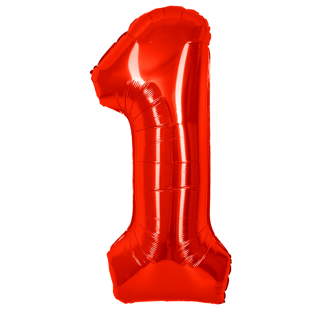 Шар (40''/102 см) Цифра, 1, Красный, Металлик, 1 шт. в уп. Шар (40»/102 см) Цифра, 1, Красный, Металлик, 1 шт. в уп.