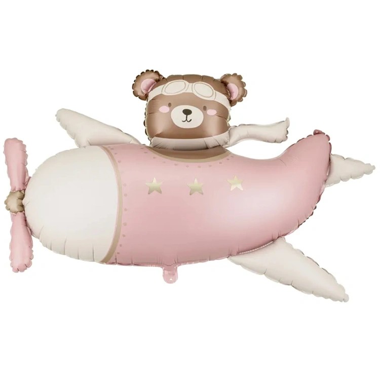 ПД ФИГУРА Мишка в самолете Light Pink, 1 шт ПД ФИГУРА Мишка в самолете Light Pink, 1 шт
