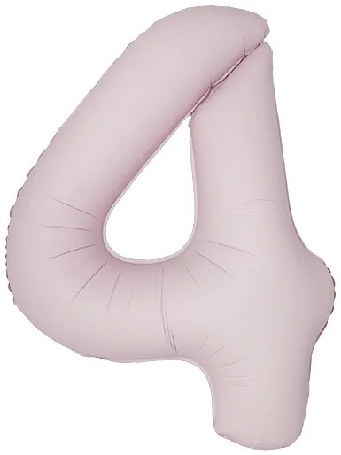 Шар (40''/102 см) Цифра, 4 Slim, Пыльная роза, Сатин, 1 шт. в уп. Шар (40»/102 см) Цифра, 4 Slim, Пыльная роза, Сатин, 1 шт. в уп.