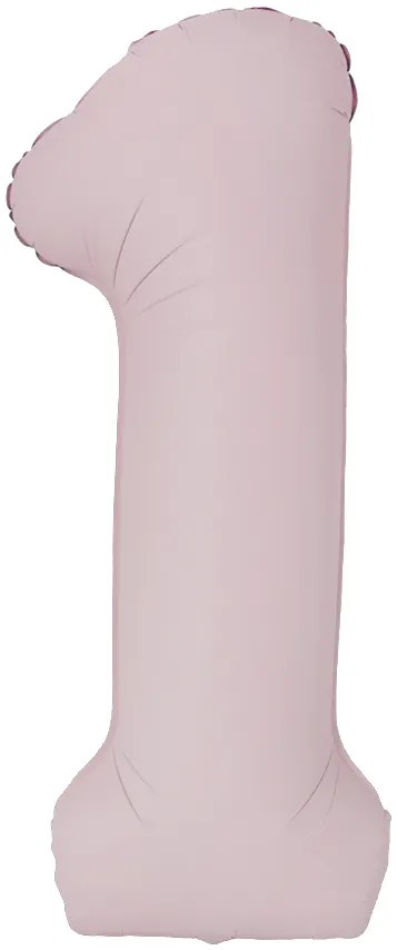 Шар (40''/102 см) Цифра, 1 Slim, Пыльная роза, Сатин, 1 шт. в уп. Шар (40»/102 см) Цифра, 1 Slim, Пыльная роза, Сатин, 1 шт. в уп.